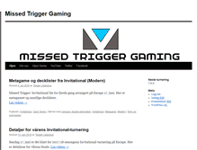Tablet Screenshot of missedtriggergaming.com